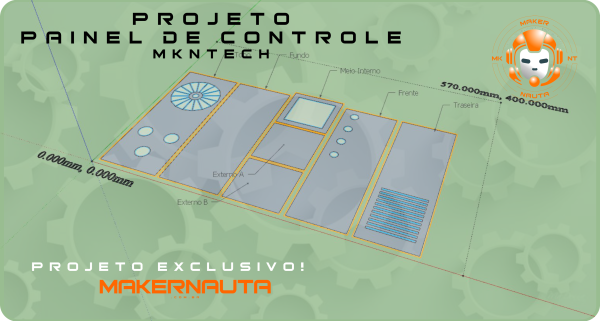 Mini Painel de Controle Cnc MKNTech