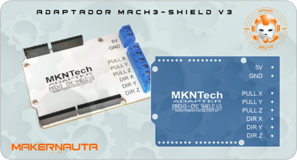 Projeto Adaptador Mach3-Cnc Shield V3